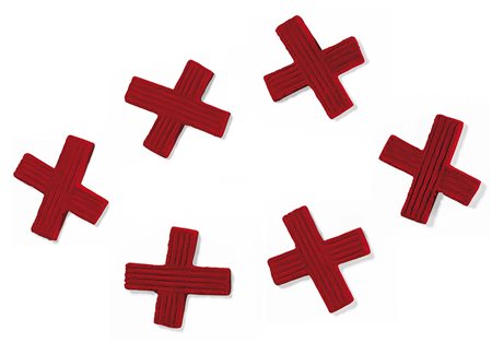 Pino Pinelli Catania 1938 Pittura R, 2009 Tecnica mista, sei elementi, cm....