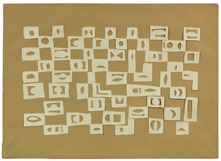 Carla Accardi Trapani 1924 - Roma 2014 Bozzetto, 1972 Vernice su sicofoil...