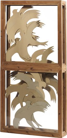 Mario Ceroli Castelfrentano (Ch) 1938 Il labirinto, elemento n. 8, 1968-72...