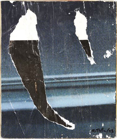 Mimmo Rotella Catanzaro 1918 - Milano 2006 Agguato, 1993 Décollage su tela,...
