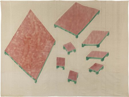 Mario Merz Milano 1925 - Torino 2003 Tavole con le zampe diventano tavoli,...