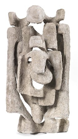 Mirko Udine 1910 - Cambridge 1969 Senza titolo Scultura in cemento, cm. 80 h.