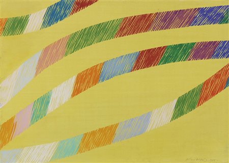 Piero Dorazio Roma 1927 - Todi (Pg) 2005 Senza titolo, 1985 Olio su carta...