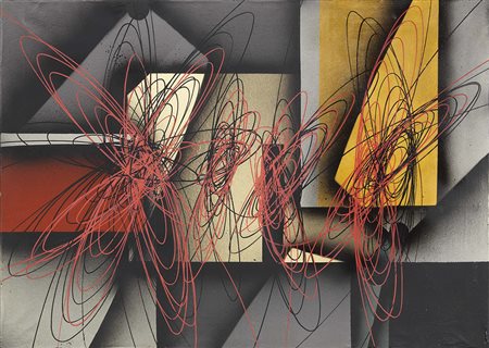 Roberto Crippa Milano 1921 - Bresso (Mi) 1972 Spirale, 1951 Olio su tela, cm....