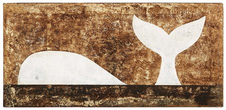 Pino Pascali Bari 1935 - Roma 1968 Balena, 1964-65 Assemblaggio su tavola,...