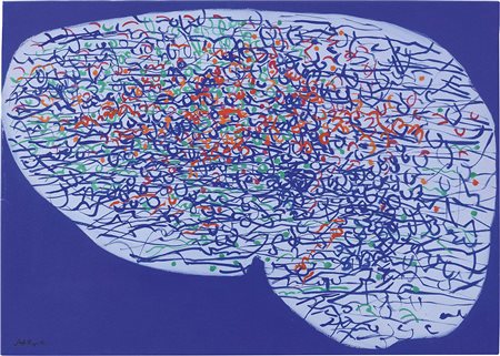 Antonio Sanfilippo Partanna (Tp) 1923 - Roma 1980 22b/62 (Fondo azzurro),...