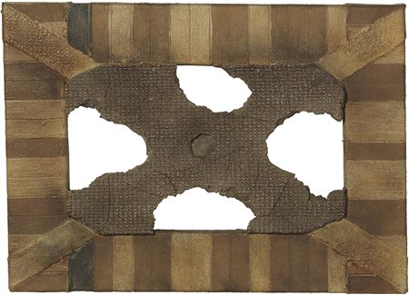 Salvatore Scarpitta New York 1919 - 2007 Hammered X, 1971 Bende e tecnica...