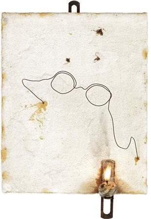 Pier Paolo Calzolari Bologna 1943 Senza titolo, 1979 Tecnica mista su tela...