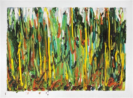 Mario Schifano SENZA TITOLO, 1984smalto e acrilico su tela, cm 60x80sul...