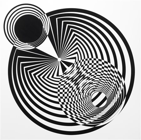 Stefano Ferracci INTERSEZIONI OTTICO DINAMICHE NUMERO 76acrilici su tela, cm...