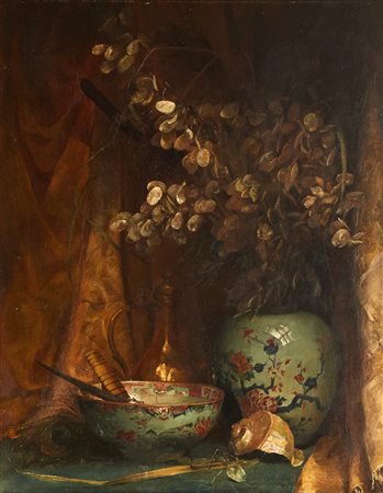 CROATTO BRUNO (1875 - 1948) Natura morta. 1931. Olio su tela . Cm 56,00 x...