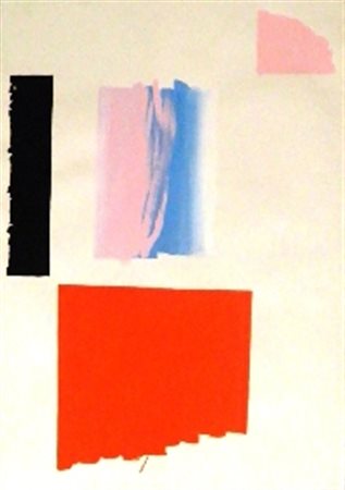 FINZI ENNIO VENEZIA 1931 SENZA TITOLO TECNICA MISTA SU CARTA cm 100 x 70...