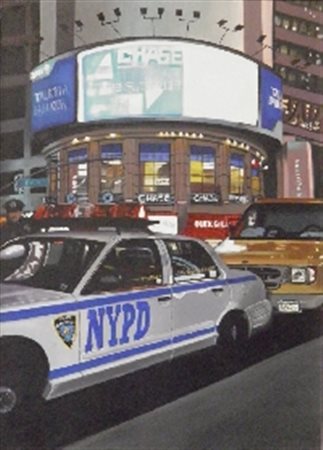 PERI MARIA GIOVANNA PALERMO 1978 NEW YORK #27, 2011 OLIO SU TELA cm 70 x 50...