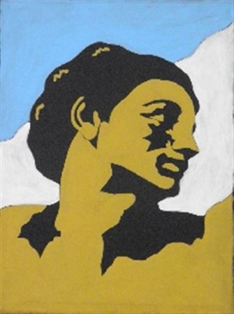 FESTA TANO ROMA 1938 ROMA 1988 MICHELANGELO, 1978 ACRILICO SU TELA cm 80 x 60...