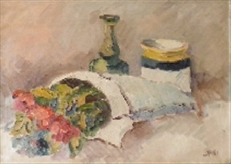 CANGI ENZO Pieve Santo Stefano 1938 SENZA TITOLO OLIO SU TELA cm 50 x 70...