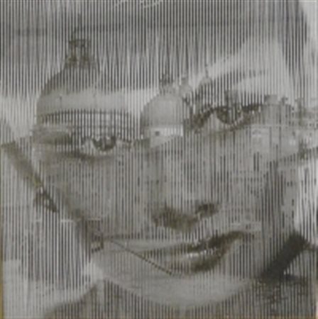 MALIPIERO 1934 OSMOSI (Audrey Venezia), 2010 COLLAGE cm 55 x 55 Firma, anno,...