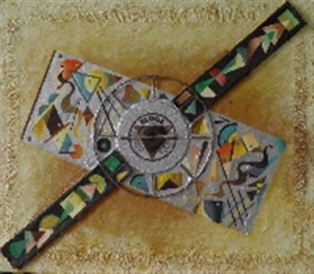 SARDANO VITO MONOPOLI (BA) 1948 SENZA TITOLO, 1995 TECNICA MISTA SU TAVOLA ED...