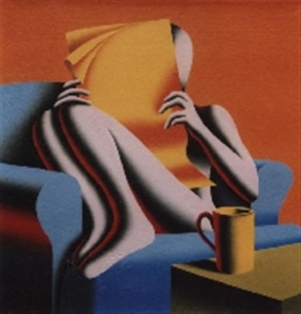 KOSTABI MARK LOS ANGELES 1960 IMMERSION, 2002 OLIO SU TELA cm 27,5 x 27,5...