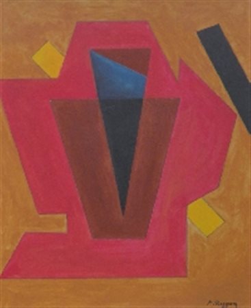 REGGIANI MAURO NONANTOLA 1897 MILANO 1980 STUDIO PER COMPOSIZIONE VIOLA E...