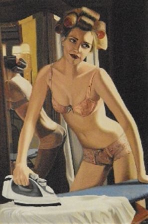 PERI MARIA GIOVANNA PALERMO 1978 LA DONNA PERFETTA, 2010 OLIO SU TELA cm 90 x...