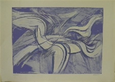 PIZZINATO ARMANDO MANIAGO 1910 VENEZIA 2004 SENZA TITOLO SERIGRAFIA SU CARTA...