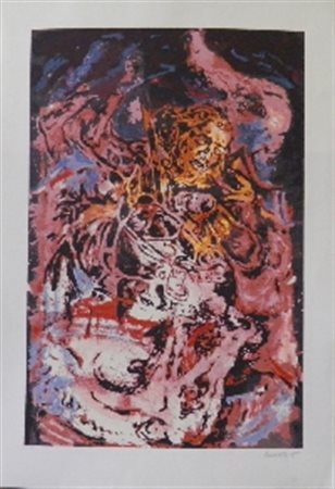 BARATELLA PAOLO BOLOGNA 1935 SENZA TITOLO, 1995 SERIGRAFIA SU CARTA cm 100 x...