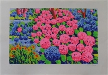 FACCINCANI ATHOS PESCHIERA 1951 SENZA TITOLO SERIGRAFIA SU CARTA cm 70 x 100...