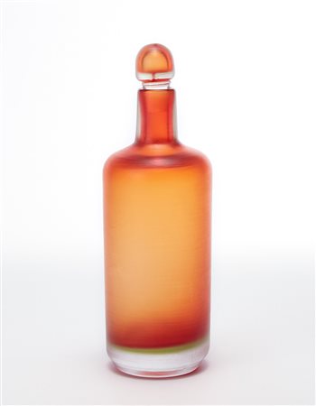 Paolo Venini (Milano 1895 - Venezia 1959) Bottiglia con tappo della serie...