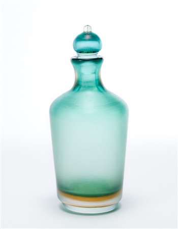 Paolo Venini (Milano 1895 - Venezia 1959) Bottiglia con tappo della serie...