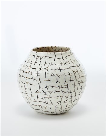 Alessandro Diaz De Santillana (pARIGI 1959) Vaso modello "Coccio" a murrine...