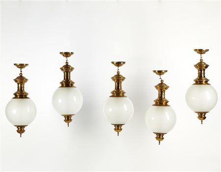 Luigi Caccia Dominioni (Milano 1913 - Milano 2016) Lotto composto da cinque...