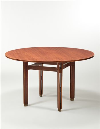 Ico Parisi (Palermo 1916 - Como 1996) Tavolo con piano circolare della serie...