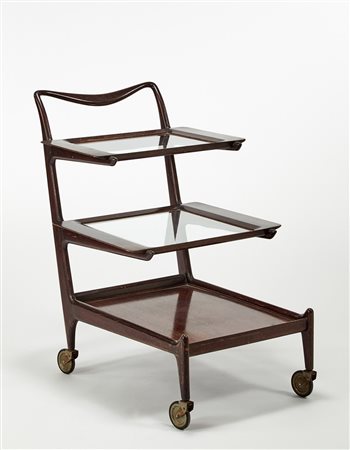 Ico Parisi (Palermo 1916 - Como 1996) Carrello porta vivande modello "57"....