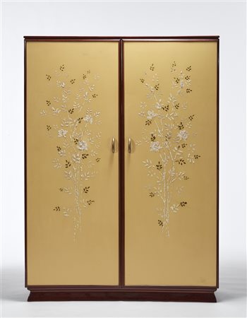 Osvaldo Borsani (Varedo 1911 - Milano 1985) Guardaroba da ingresso in legno...