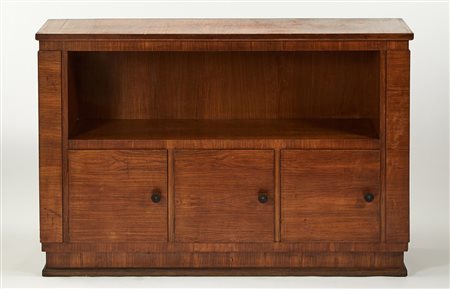 Paolo Buffa (Milano 1903 - Milano 1970) Mobile libreria impiallacciato in...