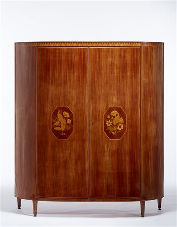 Paolo Buffa (Milano 1903 - Milano 1970) Mobile guardaroba da ingresso di...
