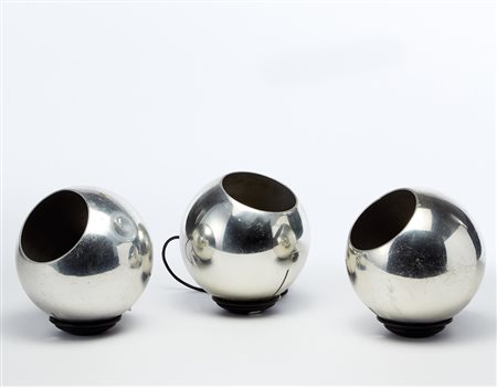 Gino Sarfatti (Venezia 1912 - Gravedona 1985) Tre lampade da tavolo o da...