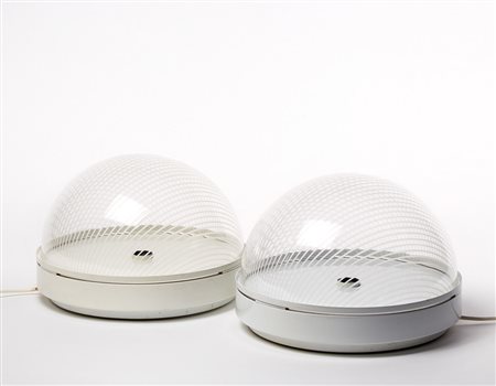 Ugo La Pietra (Bussi Sul Tirino 1938) Coppia di basi della lampada modello...