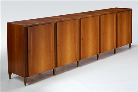 Melchiorre Bega (Crevalcore 1898 - Milano 1976) Buffet a cinque ante,...