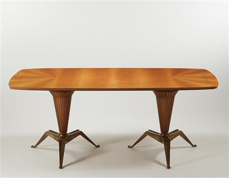 Melchiorre Bega (Crevalcore 1898 - Milano 1976) Tavolo da pranzo con piano...