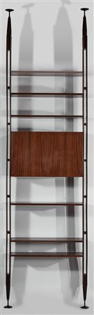 Libreria modello "LB7". Produzione Poggi, Pavia, anni 60 (disegno 1956) Legno...