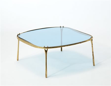 Max Ingrand (Bressuire 1908 - Parigi 1969) Tavolino da caffé con struttura in...