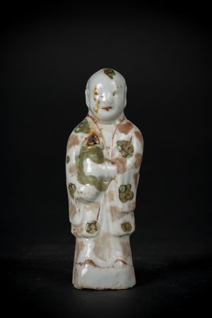 Arte Cinese Figura di bambino in ceramica smaltata Cina, dinastia Song . -....
