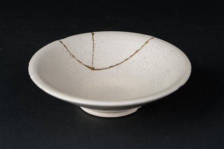 Arte Cinese Ciotola dingyao Cina, dinastia Song . -. Cm 13,80 x 3,60....