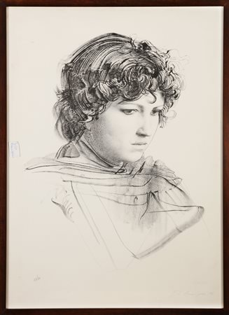 ANNIGONI PIETRO (1910 - 1988) Senza titolo. Litografia. Cm 50,00 x 70,00....