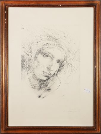 ANNIGONI PIETRO (1910 - 1988) Senza titolo. Acquaforte. Cm 50,00 x 70,00....