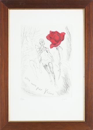 GUTTUSO RENATO (1912 - 1987) Senza titolo. Acquaforte. Cm 32,00 x 48,00....