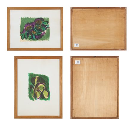 MORLOTTI ENNIO (1910 - 1992) Lotto composto da n.2 fogli. Litografie. Cm...