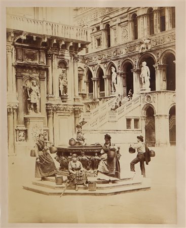 NAYA CARLO (1816 - 1882) Senza titolo. . Stampa all'albumina montata su...