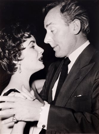GUGLIELMO COLUZZI (1927) & ERMETE MARZONI Liz Tailor e Michael Wilding. 1954....